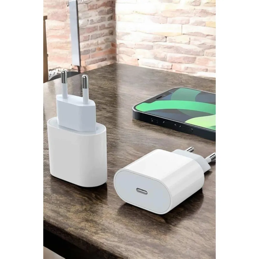 Şarj Aleti İOS 15/15 Pro Max Uyumlu Şarj Adaptörü ve Kablosu
