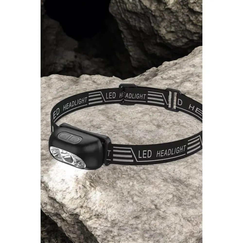 Kamp Lambası Led Işık Kafa Lambası Balıkçı Lambası Ayarlanabilir