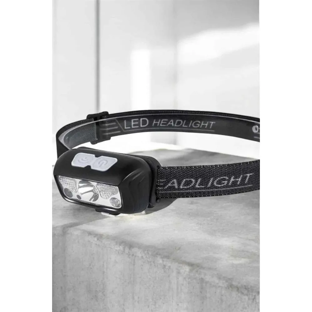 Kafa Lambası Kamp Lambası Sensörlü Şarjlı Ayarlanabilir