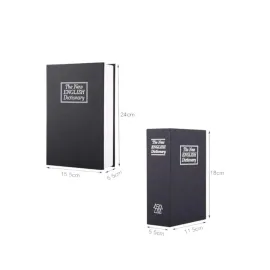 Büyük Boy Anahtarlı Kitap Görünümlü Gizli Kasa Çelik Kasa Altın Kasası