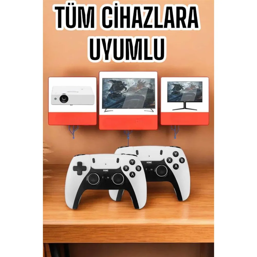 Joystick Çift Kollu Oyun Kolu Retro Oyun Yüksek Çözünürlüklü 3D Game