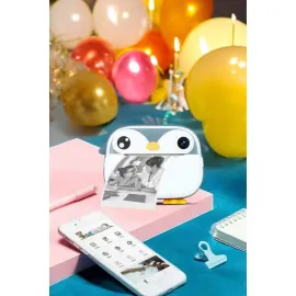 Çocuklar için Fotoğraf Makinesi Anlık Baskı Makinesi HD Görüntü Kalitesi