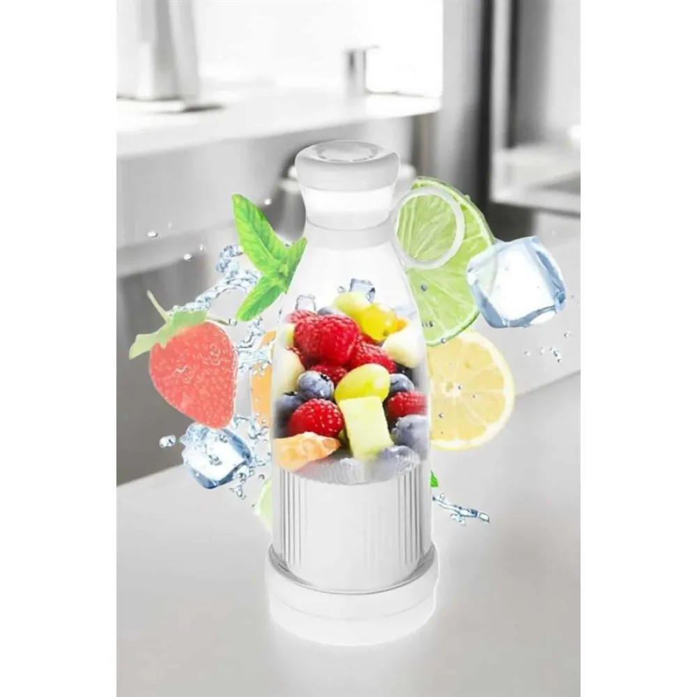 El Blender Bardak Blender Şarjlı Taşınabilir Meyve Sıkcağı Smoothie