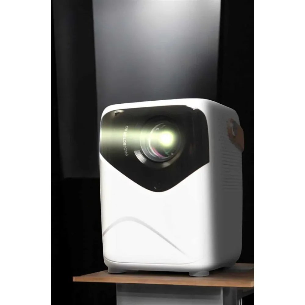 Taşınabilir Android Projeksiyon Wifi Destekli 4K Multimedia Tabanlı Ev Ve Ofis Tipi