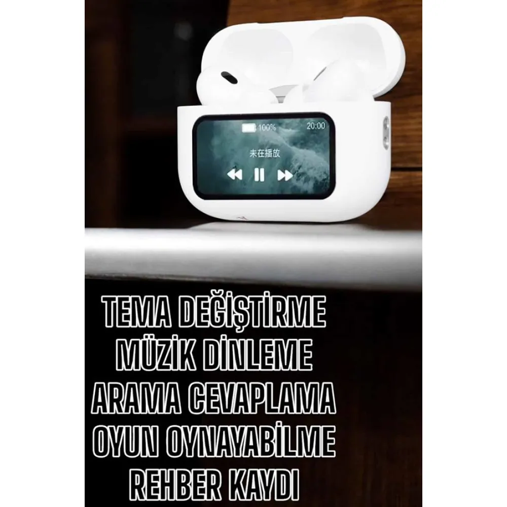 Kablosuz Yeni Nesil Bluetooth Bağlantılı Dokunmatik Ekranlı Kulak İçi Pro