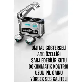 Oyuncu Kulaklığı Bluetooth Bağlantılı ANC Özelliği 5.0 Bluetooth