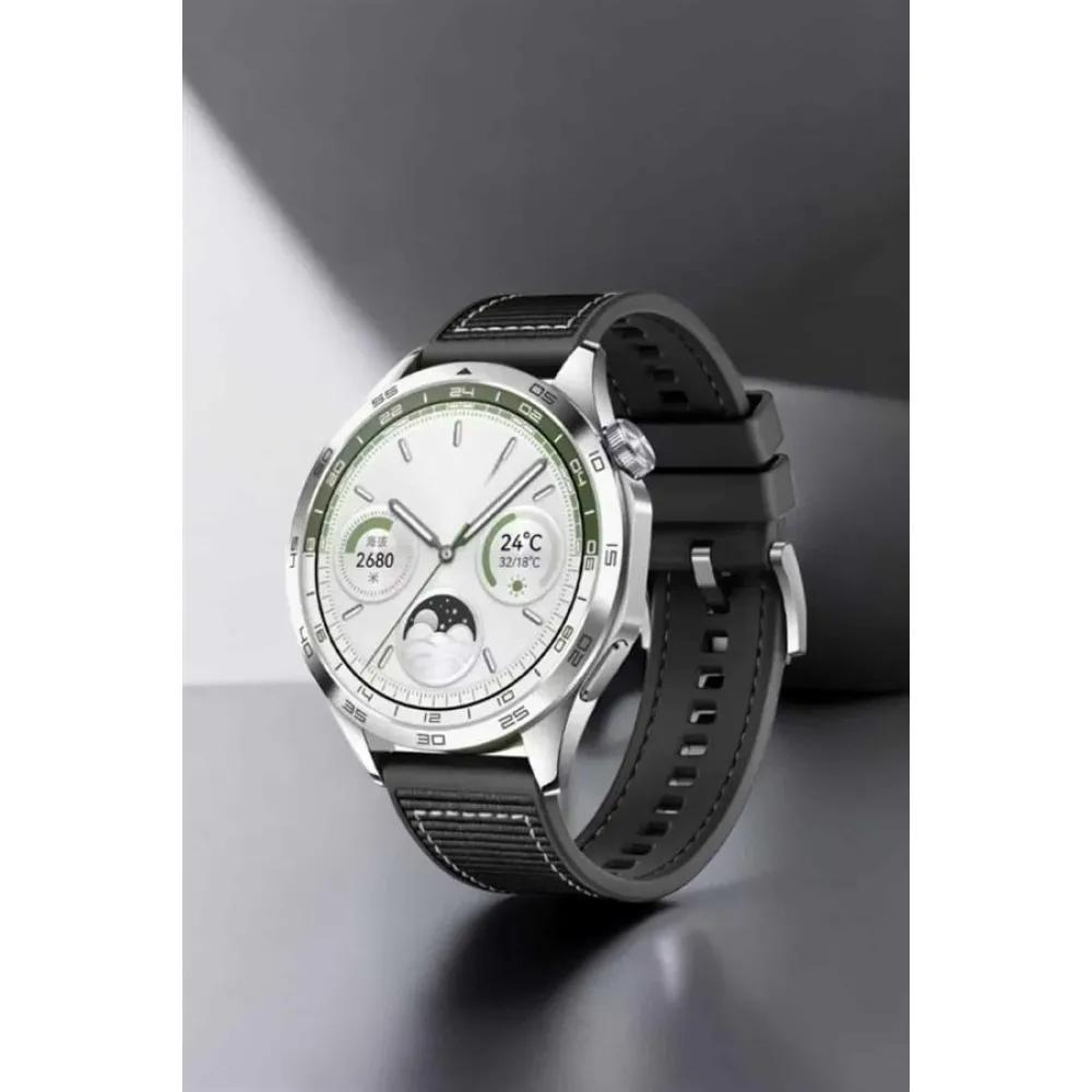 Akıllı Saat Metal Kordonlu Gps Ve Nfc Uyumlu Arama Cevaplayan