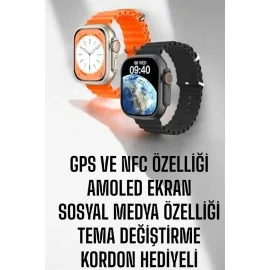 Akıllı Saat Sağlık Takibi Spor Modları ChatGPT Entegrasyon Ve Sesli Asistan