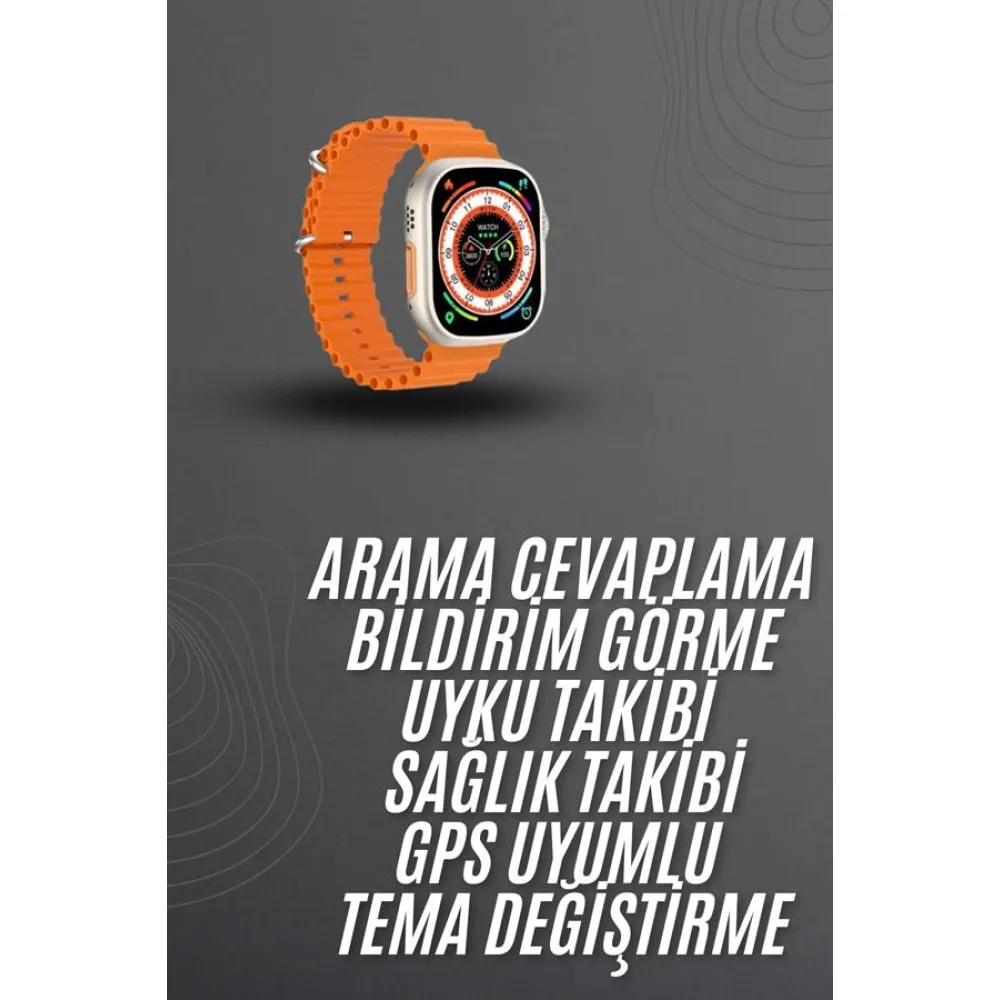 Akıllı Saat Arama Cevaplayan Bildirim Görme Yeni Nesil Bluetooth Bağlantılı