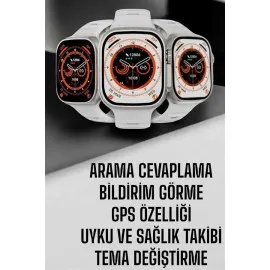 Akıllı Saat Nabız Ölçebilen Yeni Nesil Gps Ve Adımsayar Özelliği