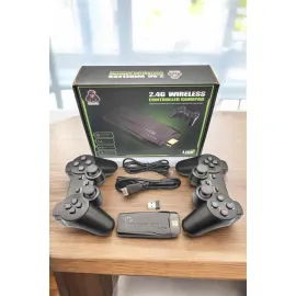 Atari Oyun Konsolu 2000 Oyunlu Game Stick 2.4G Wireless