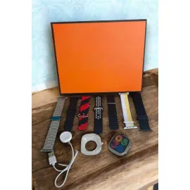 Akıllı Saat 7 Farklı Kordonlu Arama Cevaplayan Bildirim GPS Özelliği