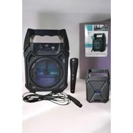 Güçlü Ve Şarj Edilebilir Bluetooth Hoparlör 6.5 İnç