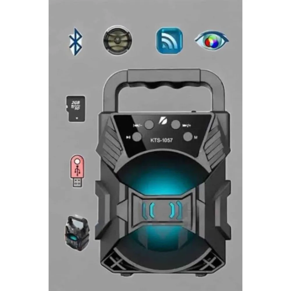 Yüksek Performanslı Bluetooth Hoparlör Kablosuz Taşınabilir