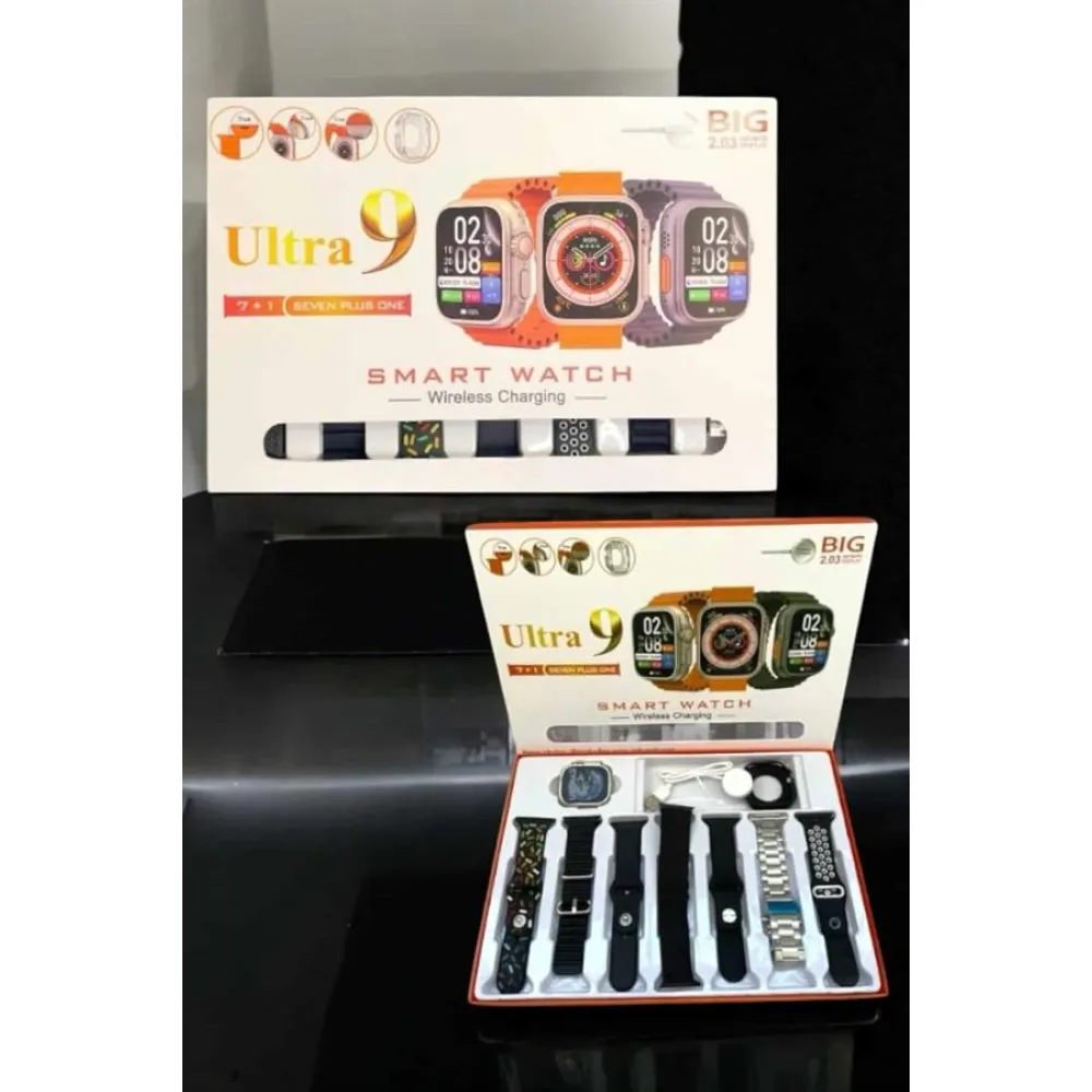 Akıllı Saat Bluetooth Bağlantılı 2.09 İnç Hd Ekran Ve Çok Yönlü Sağlık Takibi