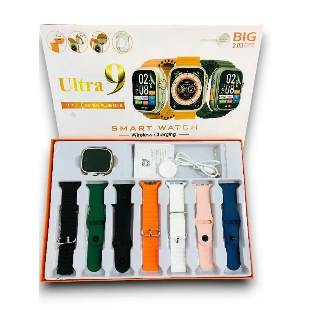 Watch9 7 Kordonlu Akilli Saat