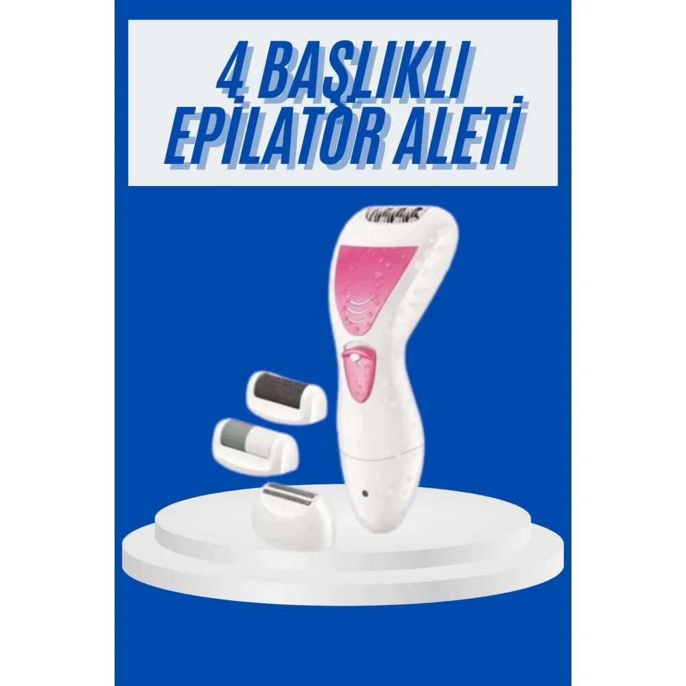 Profesyonel 4In1 Çok Amaçlı Epilasyon Aleti Şarjlı Pratik Taşınabilir