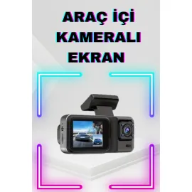 2 İnç Araç İçi Kameralı Ekran 1080P Full HD Kaliteli Hafıza Kart Destekli