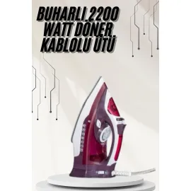 Modern Tasarım 2200W Dayanıklı Buharlı Seramik Kaplama Ütü