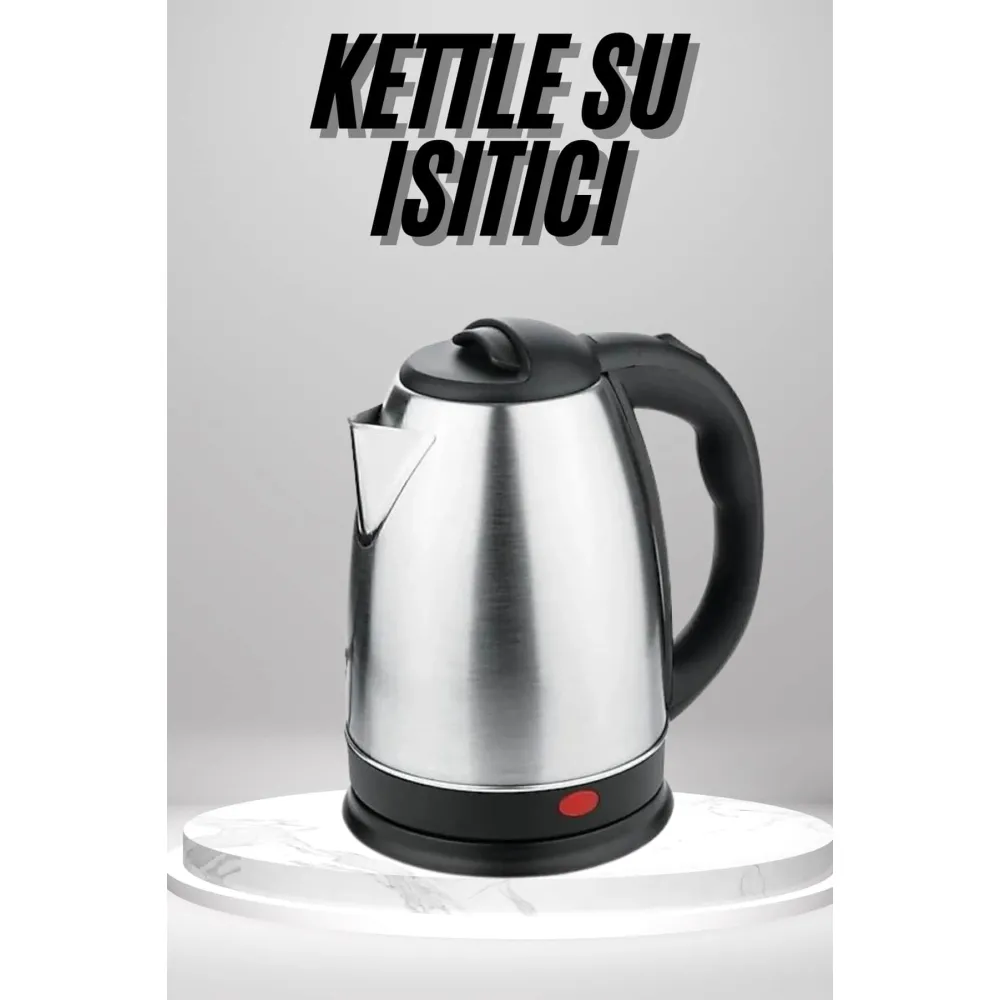 Su Isıtıcı 220 - 240 V Paslanmaz Çelik Kettle Uzun Ömürlü 2000 Watt