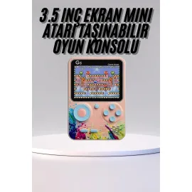 Game Box Mini 500 Adet Retro Oyun Taşınabilir Oyun Konsolu