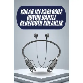 120 Saat Bluetooth Kulaklık Kablolu Boyun Askılı SD Kart Girişli ANC Özellikli