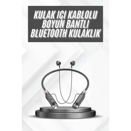 Bluetooth Kulaklık 120 Saat Kullanım Süresi Boyun Askılı Bluetooth Kablosuz Kulaklık