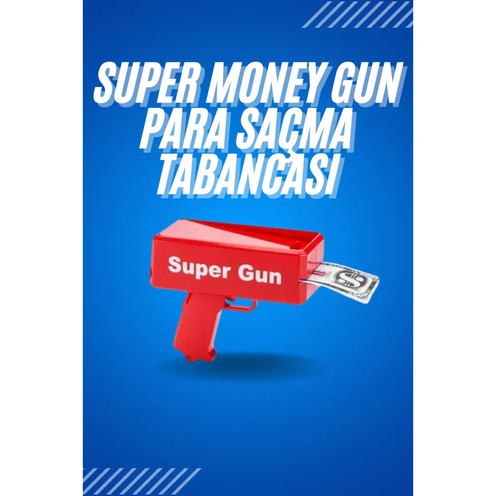 Kırmızı Çocuklara Özel Para Fırlatma Makinesi Para Saçma Tabancası