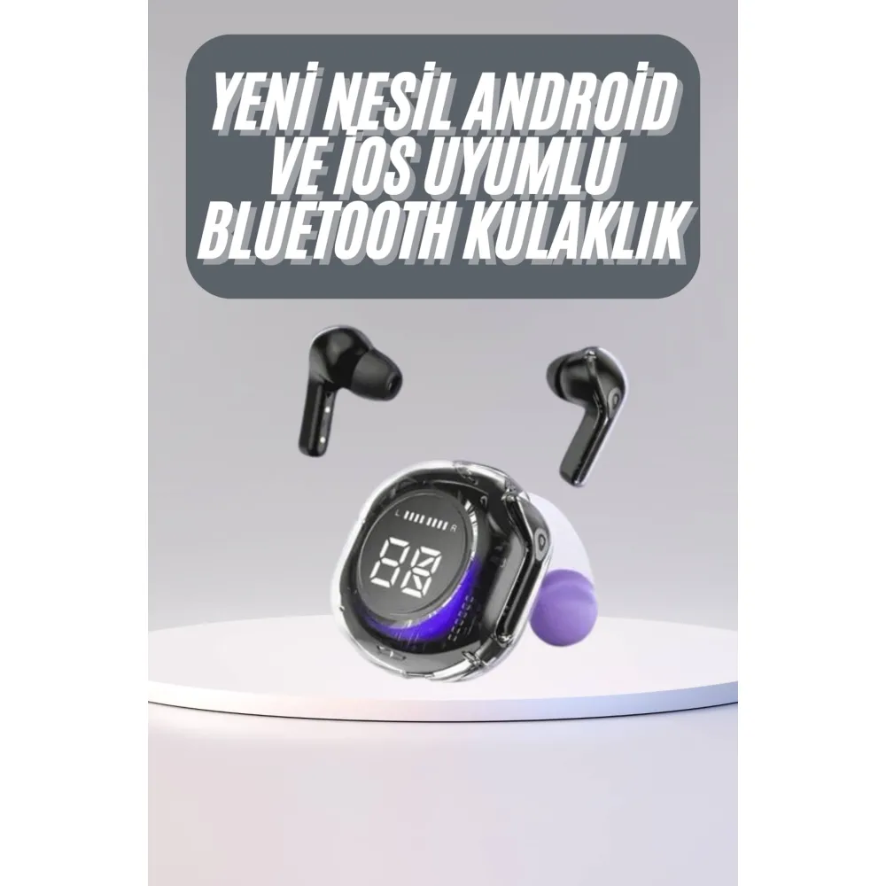 Kulak İçi Bluetooth Kulaklık ANC ENC Özellikli Şarj Göstergeli Kablosuz Kulaklık