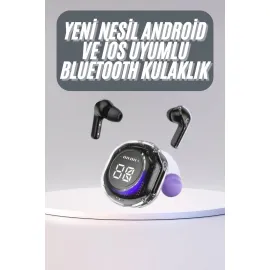 Kulak İçi Bluetooth Kulaklık ANC ENC Özellikli Şarj Göstergeli Kablosuz Kulaklık