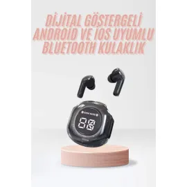 Yeni Nesil Bluetooth Kulaklık Dijital Göstergeli Gaming Dokunmatik 5.3 Kablosuz