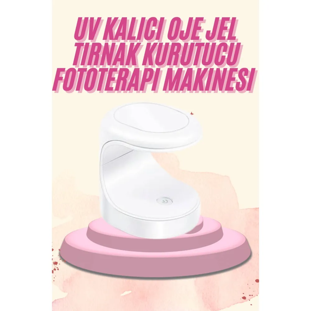 Mini Taşınabilir Kalıcı Oje Jel Tırnak Kurutucu Fototerapi Makinesi
