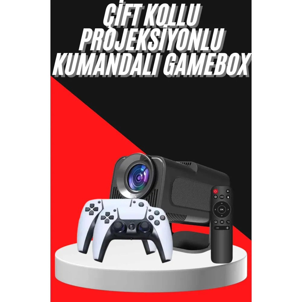 Retro Video Oyunu Konsolu Android Tv El Oyun Konsolu WIFI Taşınabilir Projeksiyon Cihazı