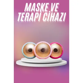 Mini Maske ve Işık Terapi Cihazı Led  Akıllı Maske Hassas Ciltlere Özel