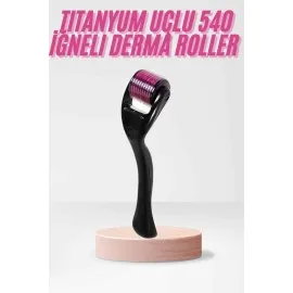 540 Iğneli Derma Roller 1Mm Titanyum Uçlu Saç Kaş Serum Kullanımına Uygun