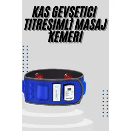 Göbek İnceltme Kemeri Kas Gevşetici Masaj Aleti Titreşimli Masaj Kemeri