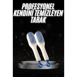 Kendi kendini Temizleyebilen Hijyenik Saç Fırçası Anti-Statik Teknolojisi