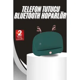 Bluetooth Hoparlör Uzun Pil Ömrü Yüksek Ses Kaliteli Kablosuz Telefon Tutma