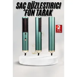 Fön Tarak Saç Düzleştirici Saç Kurutma Makinesi Sıcak Hava Fırçası