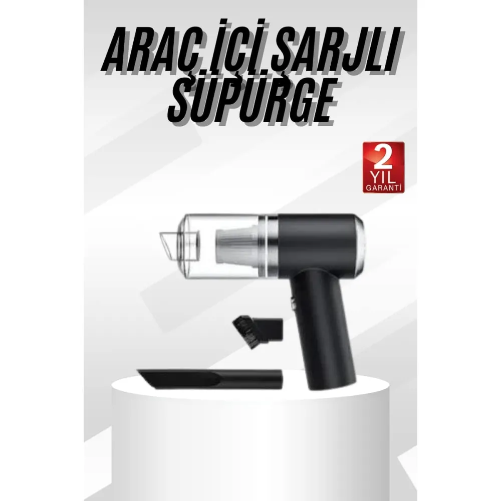 Oto Araç Ev Taşınabilir El Tipi Süpürge Mini Araç Süpürgesi Vakumlu