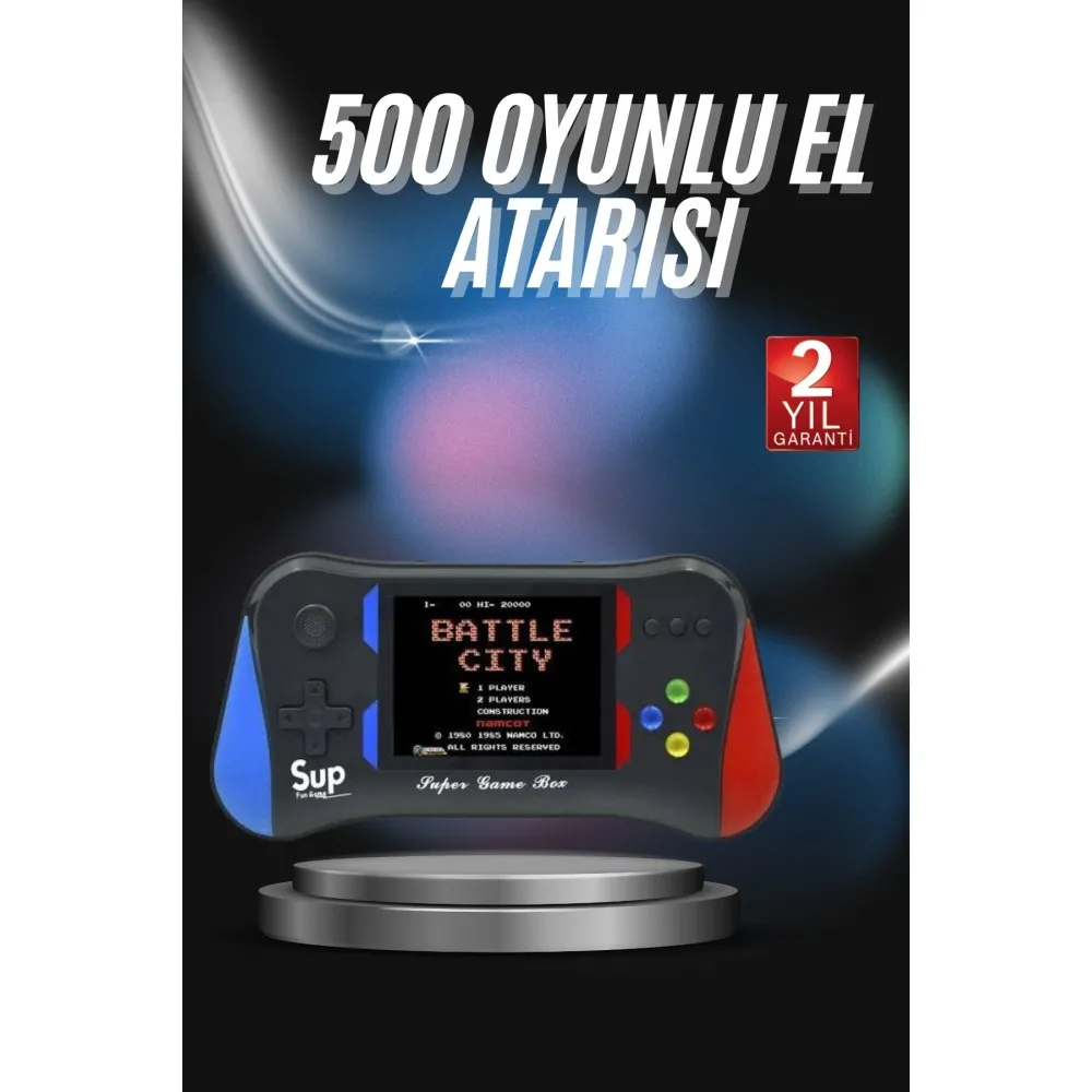 3.5 İnç 500'ü 1 Arada Klasik Oyun Konsolu Nostalji Oyunlu Atari