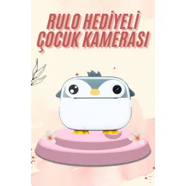 Dijital HD Video Kamera Çocuk Fotoğraf Makinesi  Anlık Termal Rulo