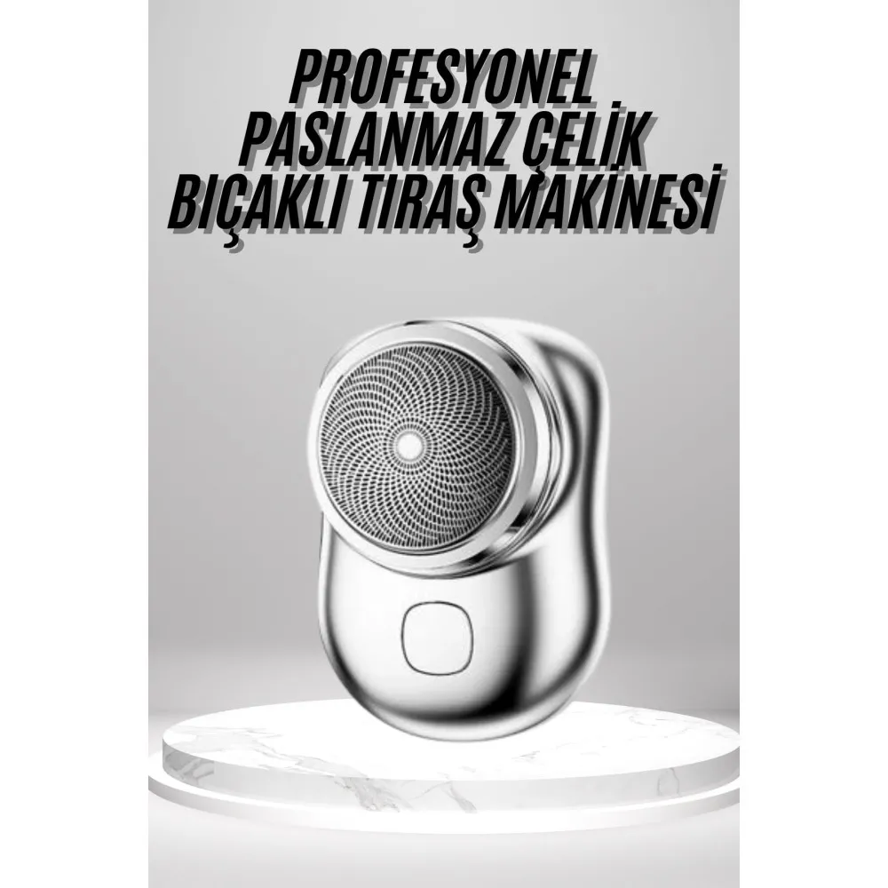Mini Sıfır Sakal Yanak Tıraş Makinesi Usb Şarjlı Sıfır Sakal Taşınabilir Korumalı