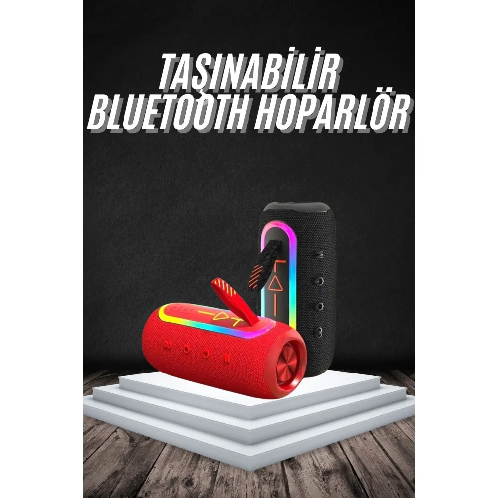 Bluetooth Hoparlör Usb Şarjlı Uzun Pil Ömrü Android Ve İos Uyumlu Renkli