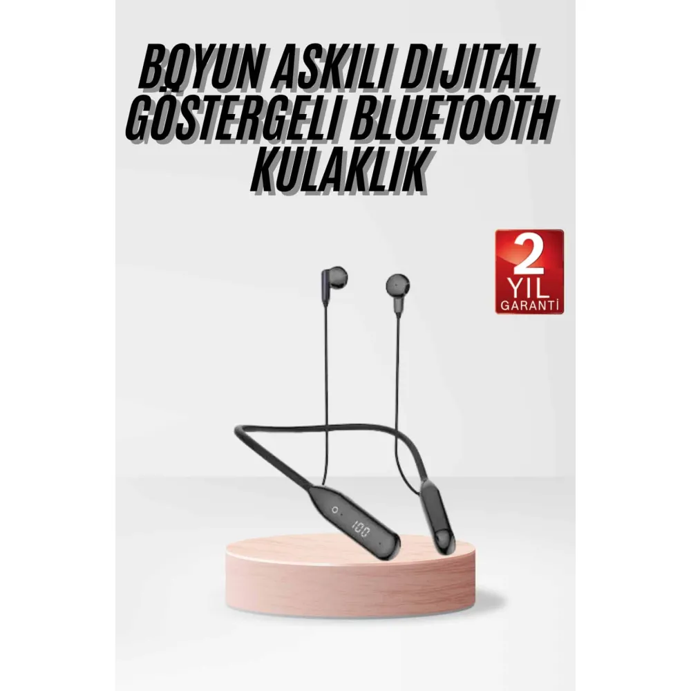 Kablolu Kulak İçi Bluetooth Kulaklık 100 Saat ANC Özellikli Boyun Bantlı