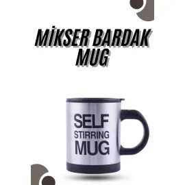Karıştırıcı Özellikli Mikser Kupa Bardak Kompakt Taşınabilir Mug