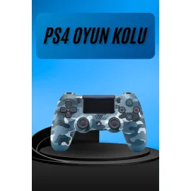 PS4 Joystick Oyun Kolu Titreşimli Uzun Pil Ömrü USB Şarj Kablolu