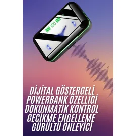 Extra Bass Kablosuz Kulaklık Işıklı Bluetooth Kulaklık Powerbank Özellikli