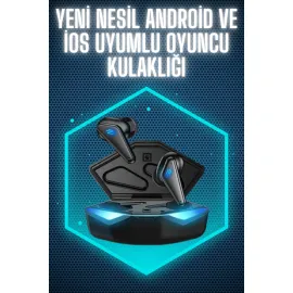Wireless Gaming Kulaklık Mikrofonlu Bluetooth Oyuncu Kulaklığı