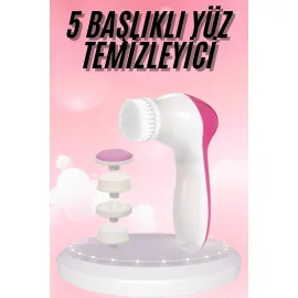 5 Başlıklı Titreşimli Cilt Temizleme Seti Canlandırıcı ve Onarıcı
